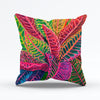 Tropical Crotons Pillow cover 20"x20" - MICHAL ART STUDIO HAWAII - pillow