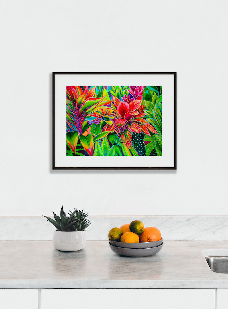 NEW - Tropical Light - Matted Print - Wall Art - MICHAL ART STUDIO HAWAII - matted print