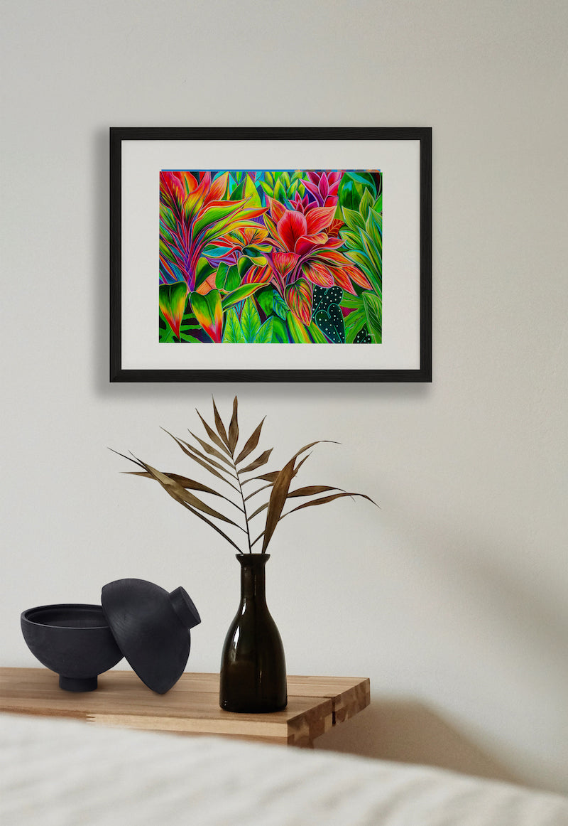 NEW - Tropical Light - Matted Print - Wall Art - MICHAL ART STUDIO HAWAII - matted print