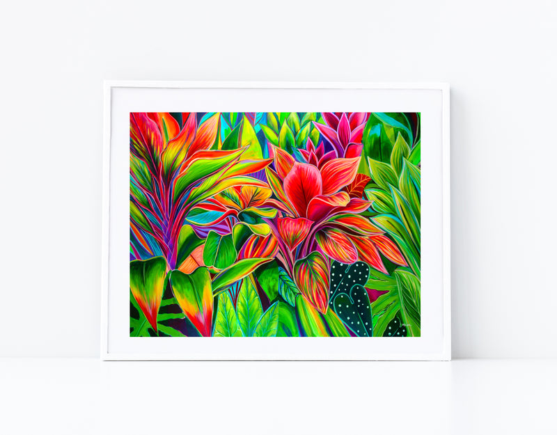 NEW - Tropical Light - Matted Print - Wall Art - MICHAL ART STUDIO HAWAII - matted print