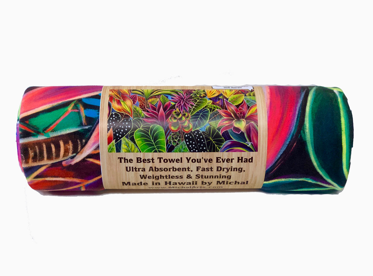 *NEW* Hanalei Morning - Microfiber Towel - MICHAL ART STUDIO HAWAII - towels