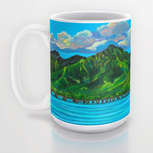 Hanalei Pier - Good Morning - Mug 15Oz