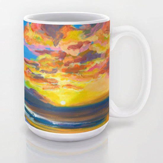 Tropical Sunset - 15oz Ceramic Mug