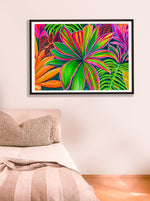 Open Heart - Hawaiian Floral Tropical Art - 20x28 Large Museum Quality Print - MICHAL ART STUDIO HAWAII -